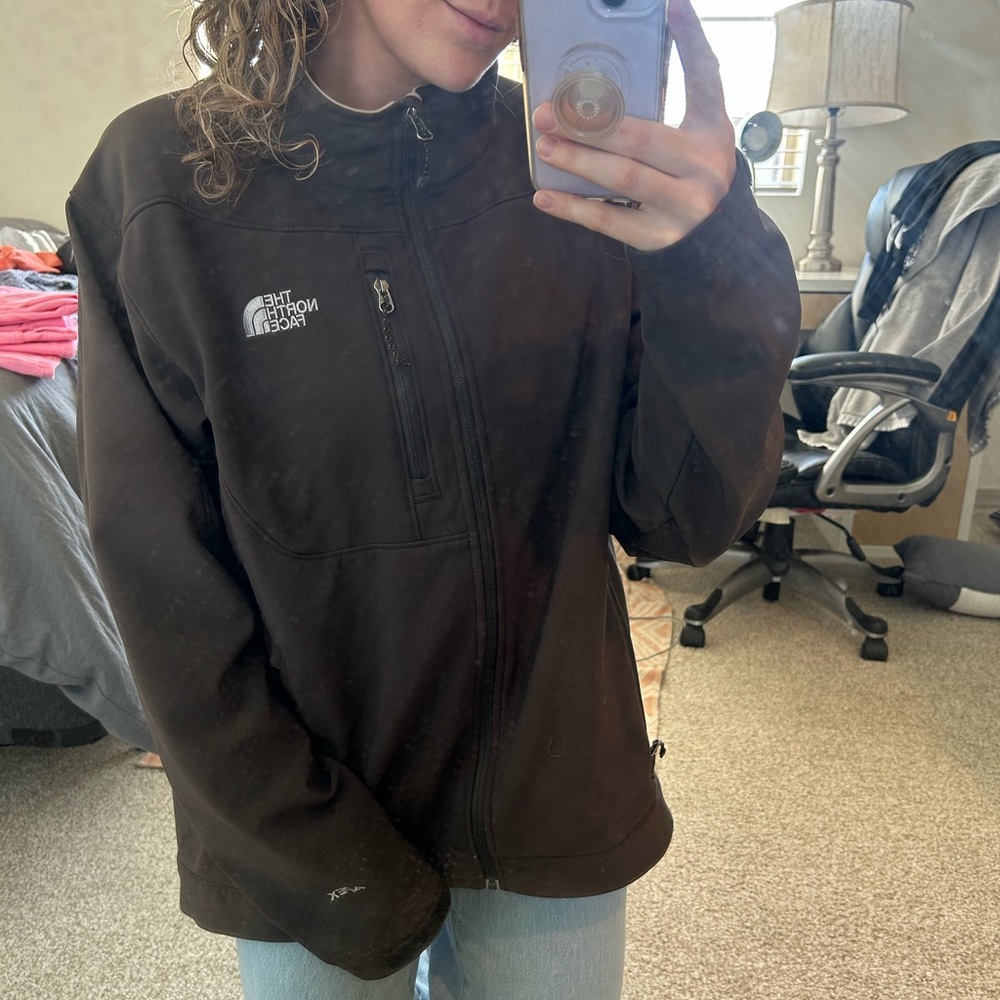 The North Face Apex Bionic Soft Shell Jacket - Brown